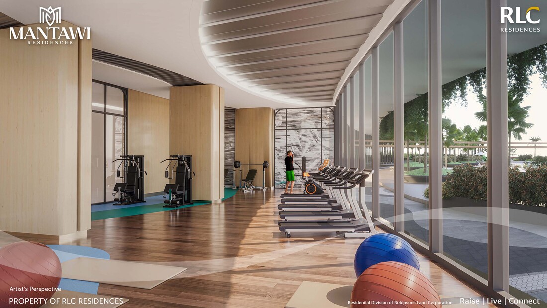 Mantawi Residences Fitness Center by RLC Residences
